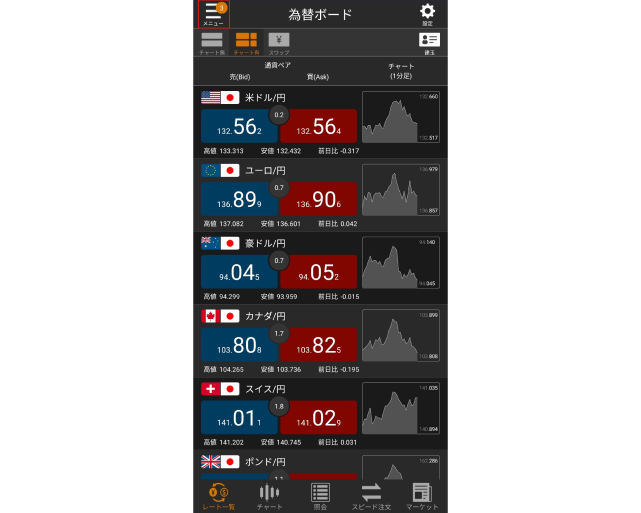 スマホアプリの入金方法